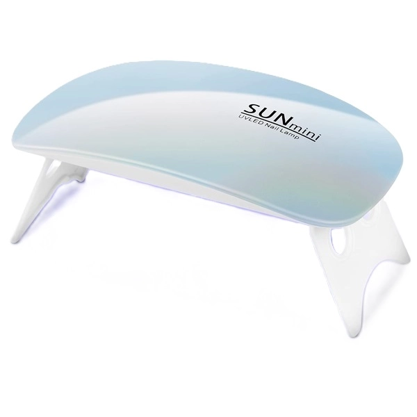 Kombinált LED/UV lámpa zselés körömre, SUN mini - kék - 6W