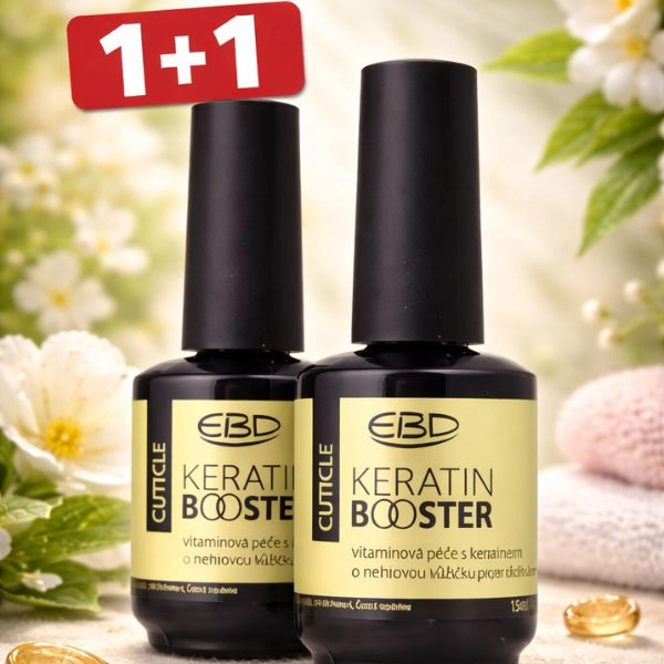 Cuticle - Keratin Booster - vitaminokat tartalmazó körömolaj, 15ml - 1+1 INGYENES AKCIÓ