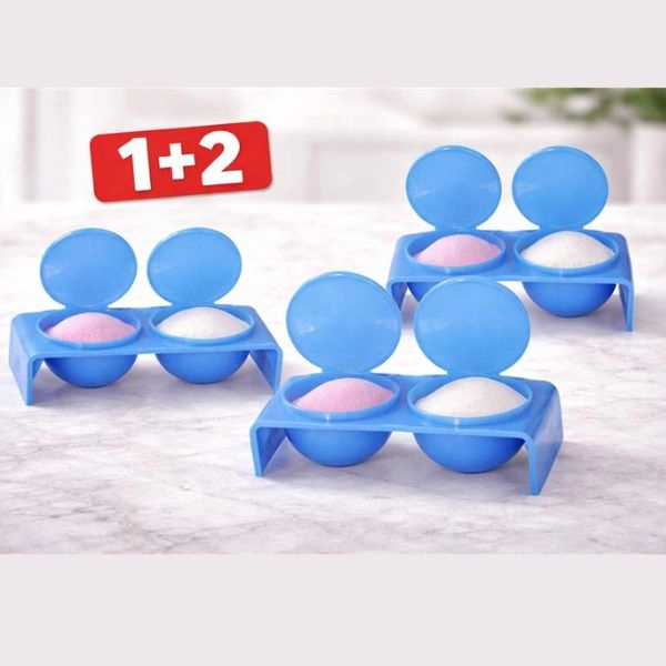 Kék tálka liquidre és akrilra - kétrészes - 1+2 INGYENES AKCIÓ