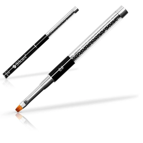 ecset zselére 6-os - fekete gyöngyökkel