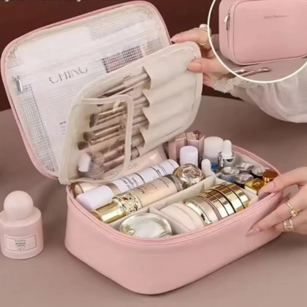 Kozmetikai táska, rózsaszín
