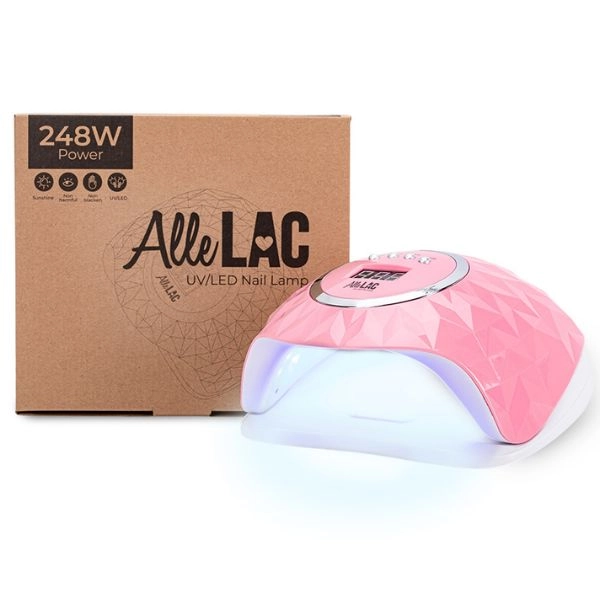 AlleLac Y13, UV/LED lámpa 248W, rózsaszín