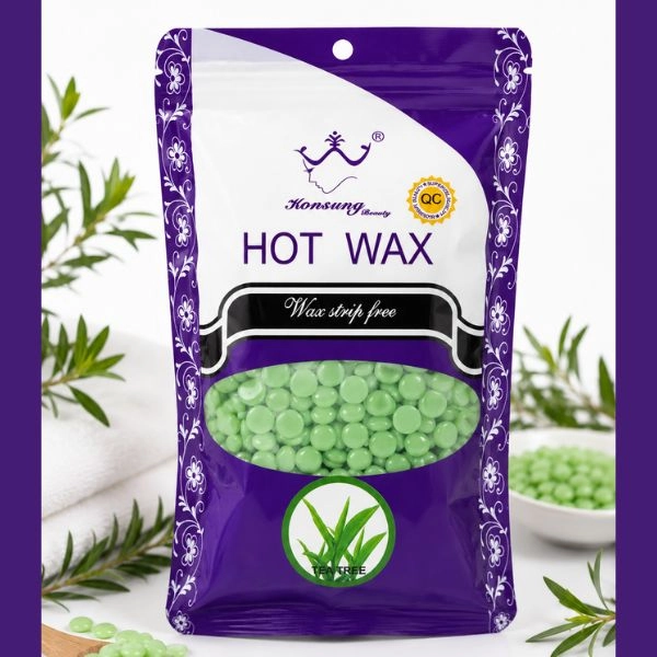 Kozmetikai szőrtelenítő viasz - gyöngyök – Teatree, 100g