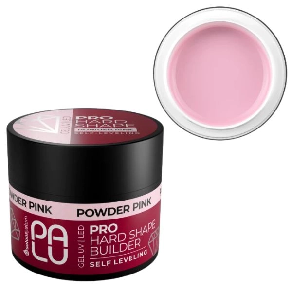 PALU UV/LED PRO Hard Shape Builder - Powder Pink, 45g