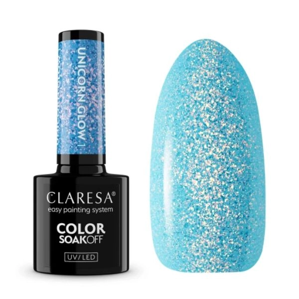 Claresa UV/LED Color Soak Off - Unicorn Glow 1, 5g
