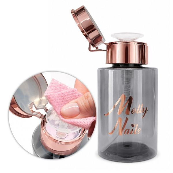 AlleLac Pumpás folyadékadagoló, fekete, 200 ml