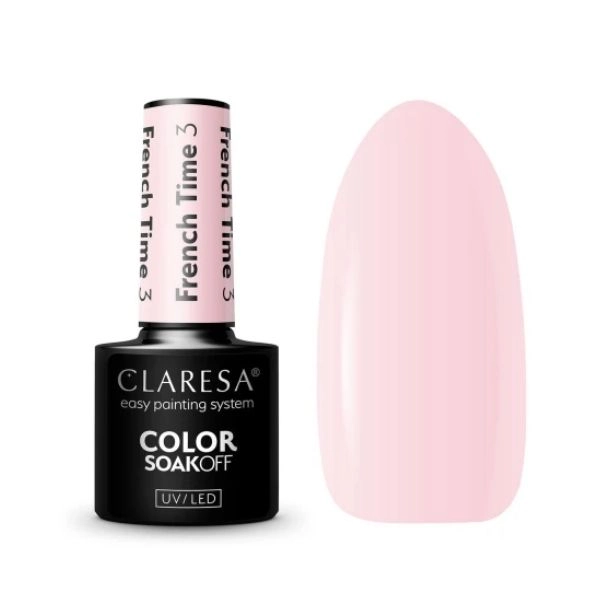 Claresa UV/LED Color Soak Off - French Time 3, 5g