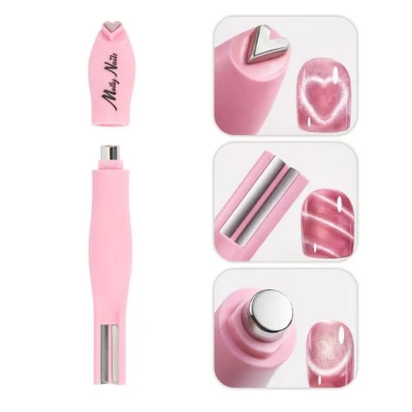 Molly Nails 3 az 1-ben mintakészítő mágnes – rózsaszín