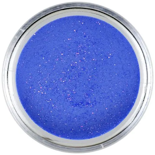 Liláskék akril Inginails 7g - Electric Blue Glitter