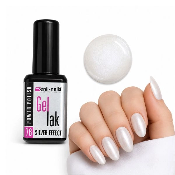 ENII UV lakkzselé – 76 Silver Effect, 11ml/gél lakk készítés