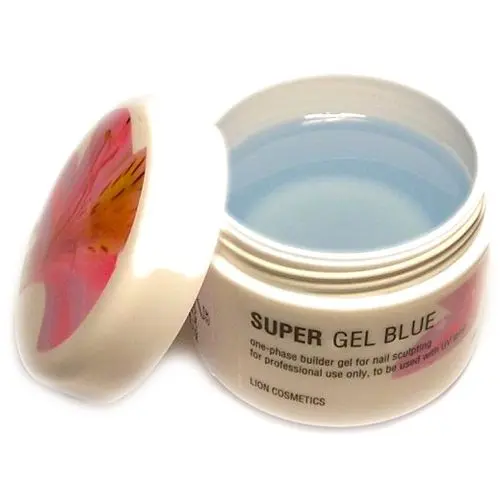 UV zselé Lion Cosmetics - Super gel Blue 40ml - egyfázisú építő zselé