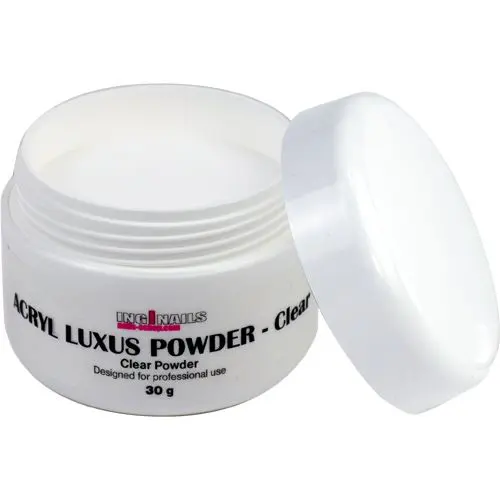 Műköröm porcelán por Inginails - Luxus clear powder 30g