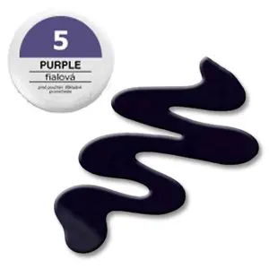 Színes UV zselé – EBD 5 Purple 5g