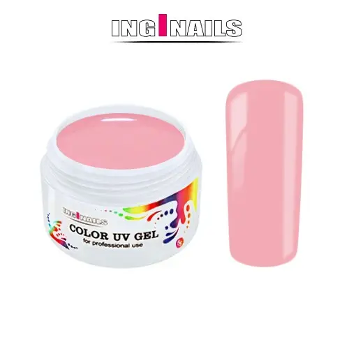 Pastel Pink - 5g színes UV zselé Inginails