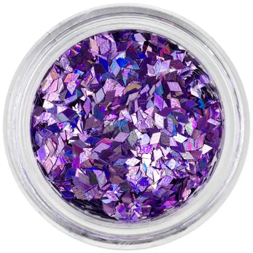 Díszítő gyémántok - halványlila, hologramm
