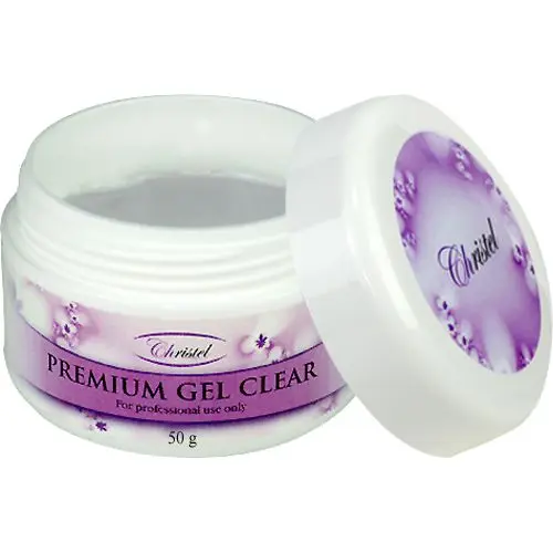 UV zselé Christel - Premium gel Clear, 50g