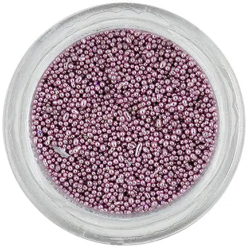 Nail art díszek - fáradt rózsaszín gyöngyök, 0,5mm