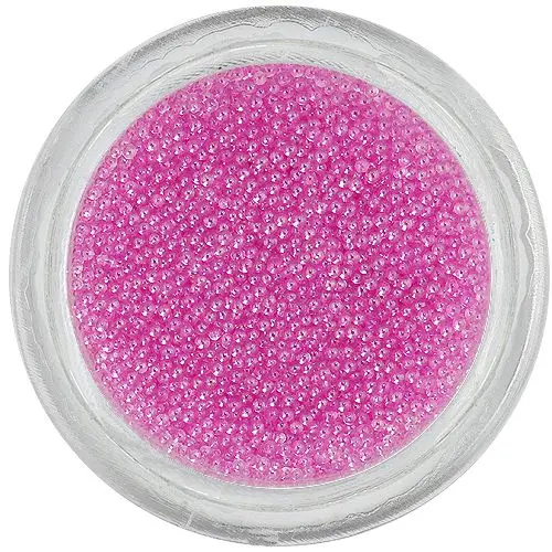 Világos rózsaszín gyöngyök körmökre, 0,5mm