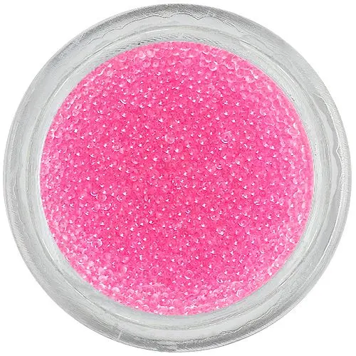 Nail art díszek - finom rózsaszín gyöngyök, 0,5mm