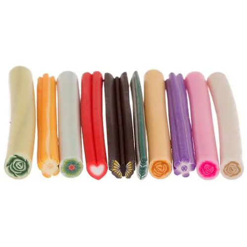 Vegyes kiszerelés- Fimo gyurmarudacskák, 10db + szeletelő