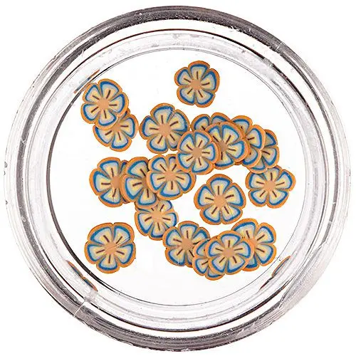 Fimo Nail Art - virágszeletek